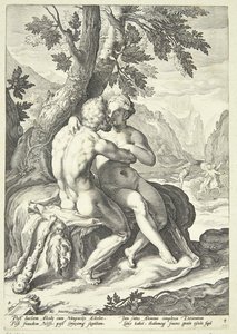 Herkules und Dejanira von Jacob Matham