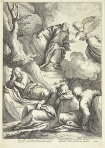 Jesus im Garten Gethsemane von Jacob Matham