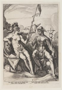 Pallas Athene und Merkur
