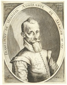 Porträt von Francisco Mendoza von Jacob Matham