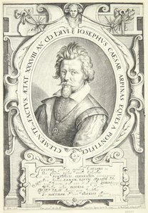 Porträt von Giuseppe Cesari von Jacob Matham