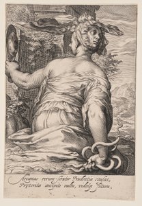 Klugheit, aus Die Sieben Tugenden von Jacob Matham