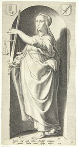 Gerechtigkeit von Jacob Matham