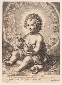 Salvator Mundi von Jacob Matham
