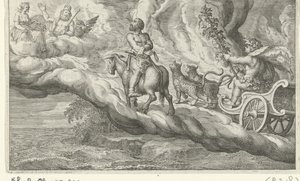 Rückkehr des Vulkan mit Bacchus von Jacob Matham