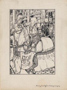 Entwurf einer Illustration für King Lear von Shakespeare: König Lear und Cordelia gefangen von Jacob Pieter van den Bosch