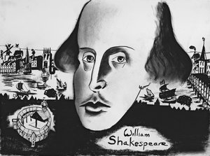William Shakespeare (1564-1616), 1994 von Jacob Sutton