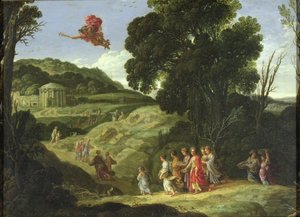 Merkur und Herse, ca. 1605-08