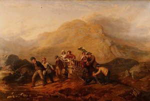 Der Höhepunkt des Ehrgeizes, eine Szene in den Mardale-Bergen von Jacob Thompson