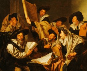 Eine rabbinische Disputation von Jacob Toorenvliet