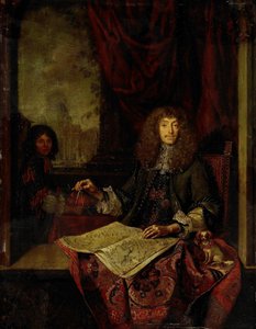 Porträt von Carel Quina (1622-89), Ritter des Heiligen Grabes und in Amsterdam geborener Asienforscher von Jacob Toorenvliet
