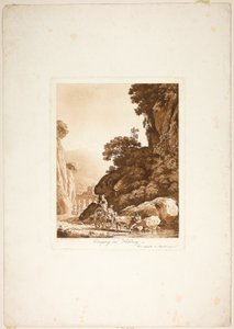 Eingang zum engen Pass von Jacob Wilhelm Mechau