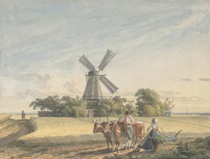 Landschaft, 1785 von Jacob Wilhelm Mechau