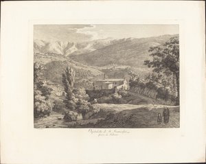 Ospitaletto di San Francesco, außerhalb von Subiaco von Jacob Wilhelm Mechau