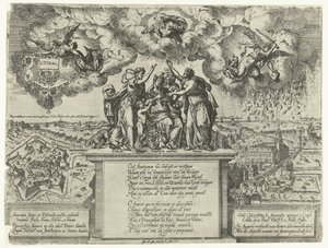 Allegorie auf die Eroberung der Zitadelle von Antwerpen, 1577 von Jacob de Gheyn (I)