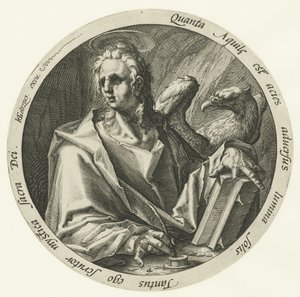 Evangelist Johannes von Jacob de Gheyn (II) (attributed to)
