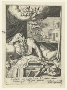 David als reuiger Sünder von Jacob de Gheyn (II) (workshop of)