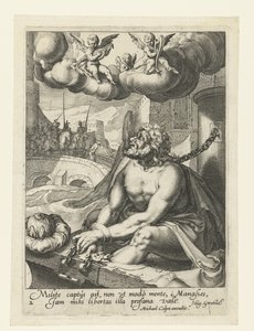 Manasse als reuiger Sünder von Jacob de Gheyn (II) (workshop of)