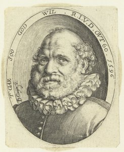 Porträt von Rutgaert Jansz. im Alter von 60 Jahren von Jacob de Gheyn (II)