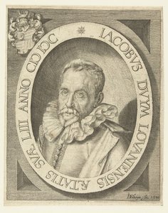 Porträt von Jacobus Duym im Alter von 53 Jahren von Jacob de Gheyn (II)