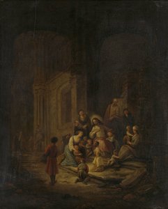 Christus segnet die kleinen Kinder von Jacob de Wet (I)