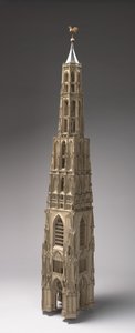 Modell des unvollendeten Turms der Nieuwe Kerk von Jacob van Campen