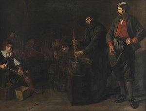 Eine Glas- und Korallenfabrik von Jacob van Loo