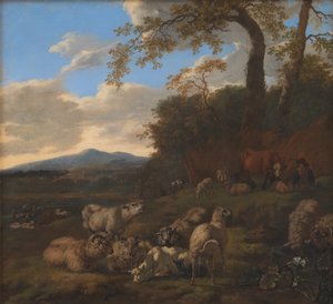 Die Schafherde von Jacob van der Does d.Æ.