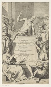 Titelseite für Jacob van der Gracht, Anatomie der äußeren Teile des menschlichen Körpers, 1634 von Jacob van der Gracht