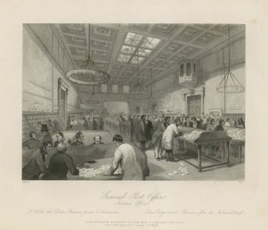 Gesamtansicht des Hauptpostamts von Jacob van der Heyden