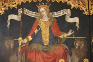 Gerechtigkeit zwischen den Erzengeln Gabriel und Michael von Jacobello del Fiore