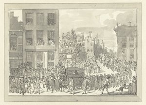 Leichenzug von Wolter Jan Gerrit Baron Bentinck in Amsterdam, 28. August 1781