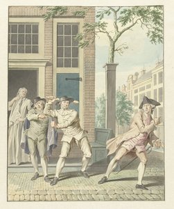 Szene aus Pefroen mit dem Schafskopf von Jacobus Buys
