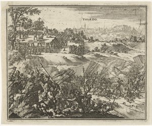Schlacht bei Toledo von Jacobus Harrewijn