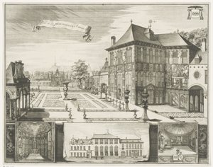 Ansicht des Rubenshauses in Antwerpen von Jacobus Harrewijn