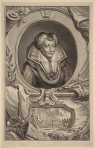 Louise de Coligny von Jacobus Houbraken