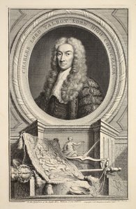 Porträt von Charles, Lord Talbot, Illustration aus 
