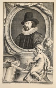 Porträt von Francis Bacon, Viscount von St. Albans, Illustration aus 