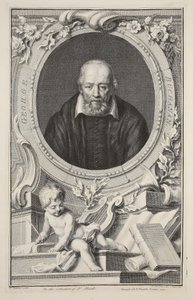 Porträt von George Buchanan, nach Frans Pourbus, Illustration aus 