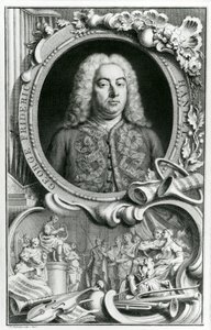 Porträt von George Frederick Handel, 1768