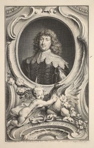 Porträt von George, Lord Digby, Earl of Bristol, Illustration aus 