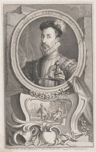 Robert Dudley, Graf von Leicester von Jacobus Houbraken
