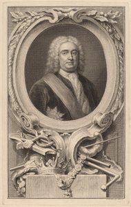 Robert Walpole, 1. Earl of Orford von Jacobus Houbraken after Arthur Pond