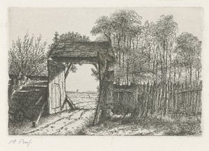 Offenes Hoftor von Jacobus Ludovicus Cornet