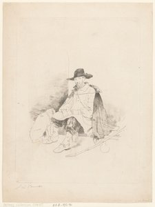 Rastender Reisender von Jacobus Ludovicus Cornet