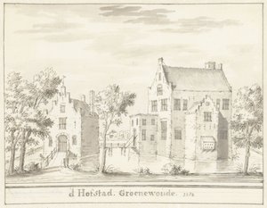 Das Schloss Groenewoude bei Woudenberg, 1382 von Jacobus Stellingwerff
