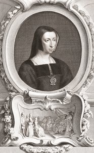 Louise von Savoyen (1476-1531), französische Adlige und Regentin, Herzogin von Auvergne und Bourbon, Herzogin von Nemours und Mutter von König Franz I.