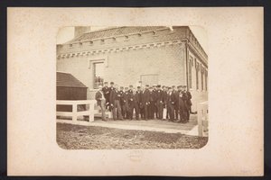 Gruppenfoto der Arbeiter, 1867-1869