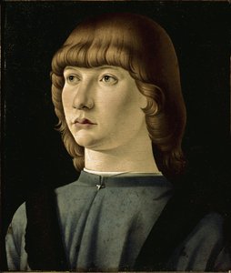 Porträt eines jungen Mannes von Jacometto (attr. to) Veneziano
