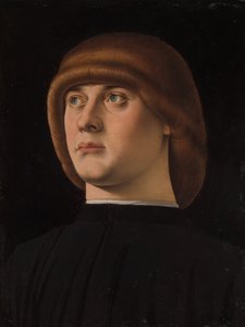 Porträt eines jungen Mannes, 1480er von Jacometto Veneziano